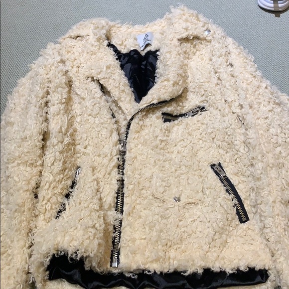 UNIF Jackets & Blazers - Fuzzy Moto Jacket